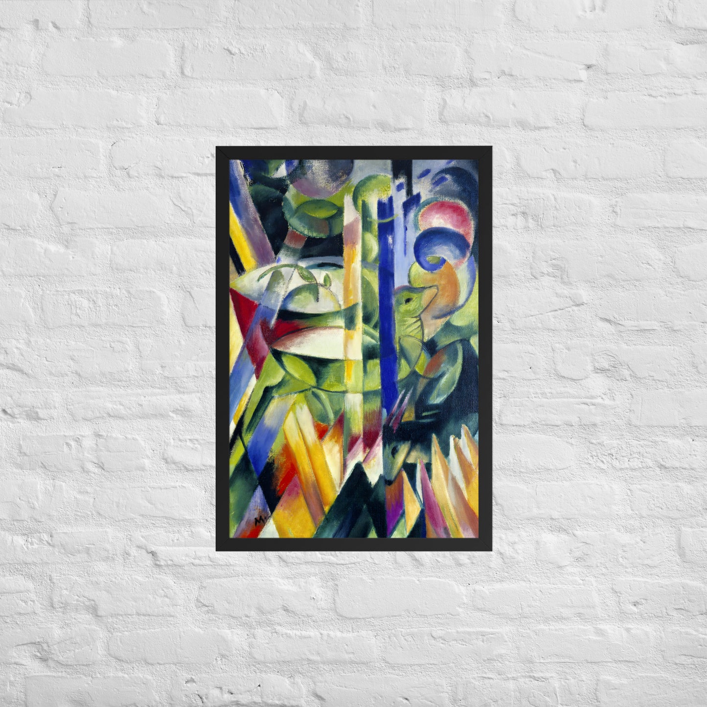 The Little Mountain Goats by Franz Marc