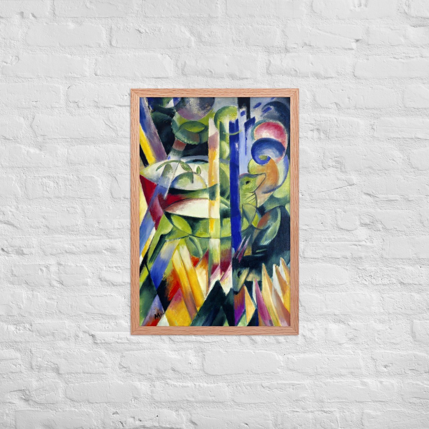 The Little Mountain Goats by Franz Marc