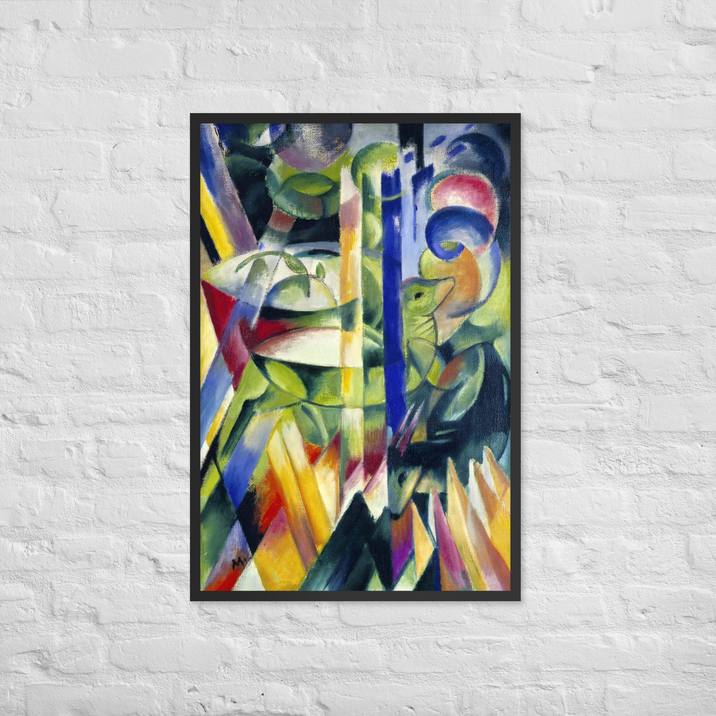 The Little Mountain Goats by Franz Marc