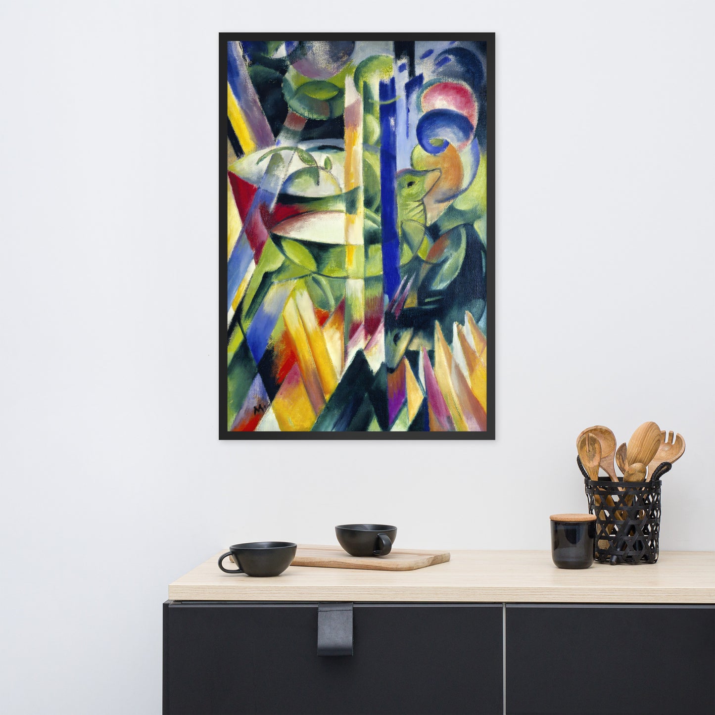 The Little Mountain Goats by Franz Marc