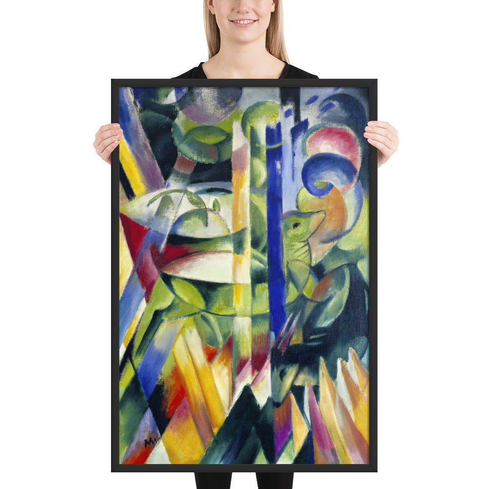 The Little Mountain Goats by Franz Marc