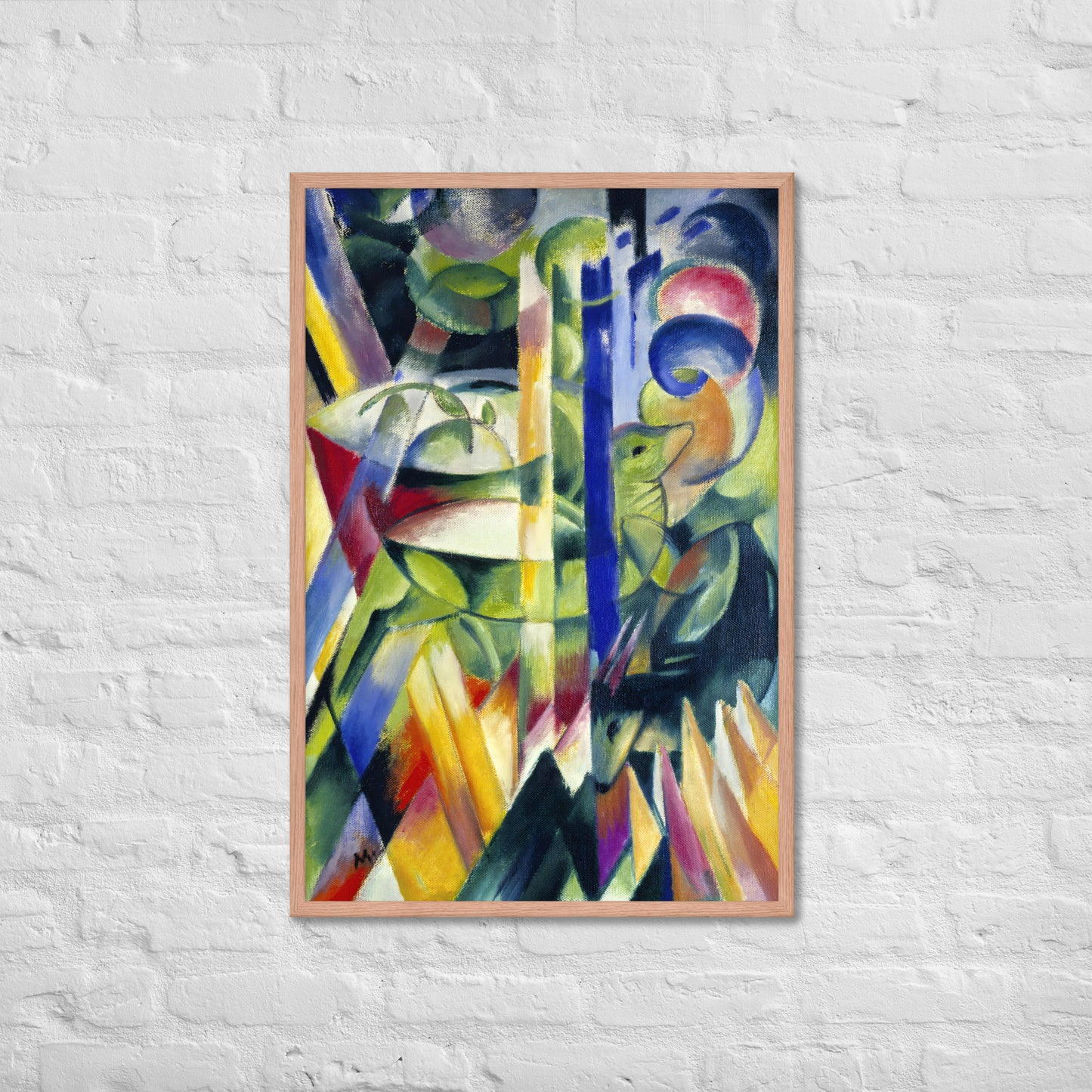 The Little Mountain Goats by Franz Marc