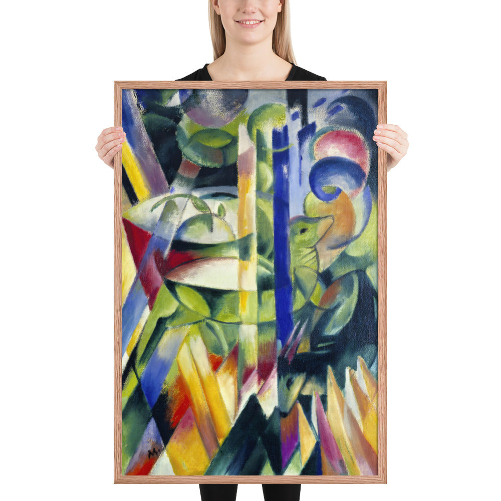 The Little Mountain Goats by Franz Marc