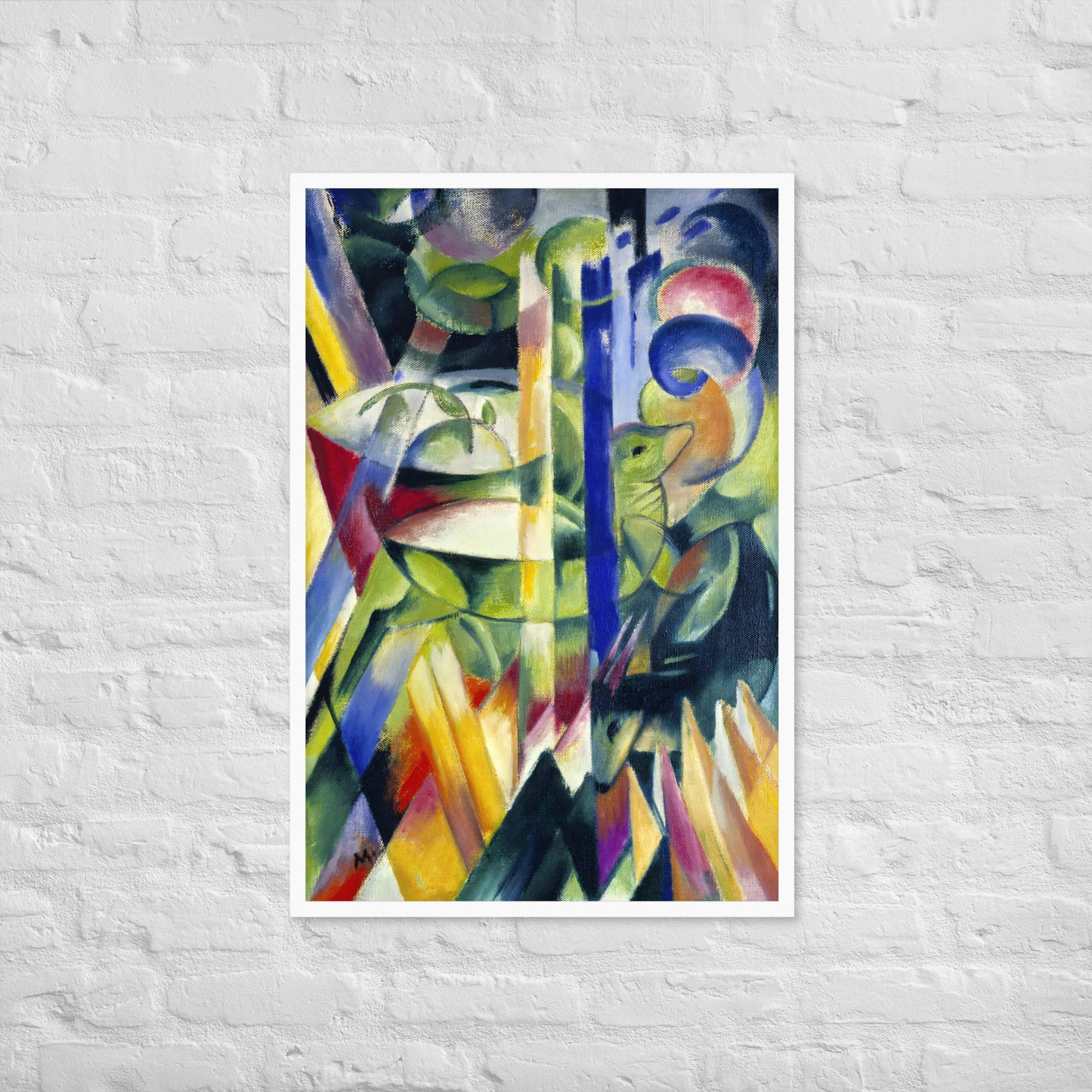 The Little Mountain Goats by Franz Marc