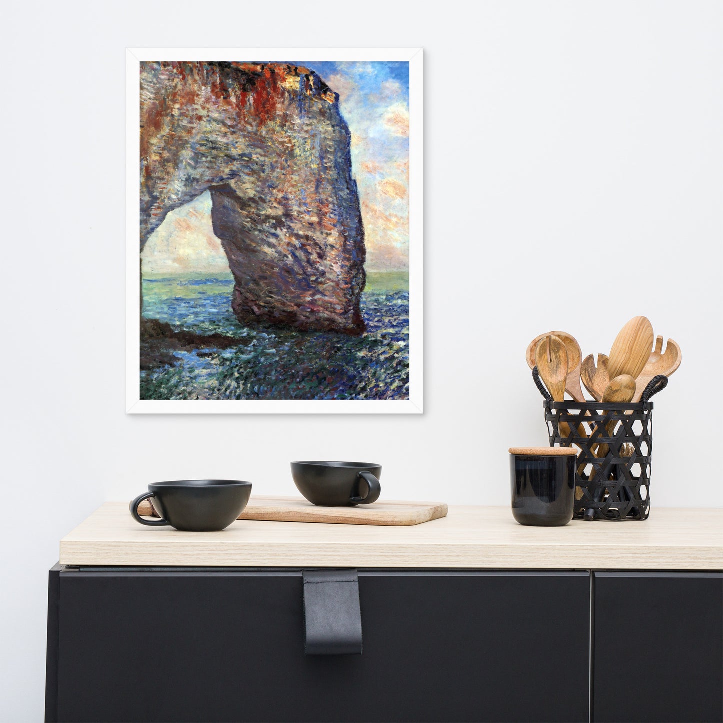 The Manneporte near Étretat (1886) by Claude Monet