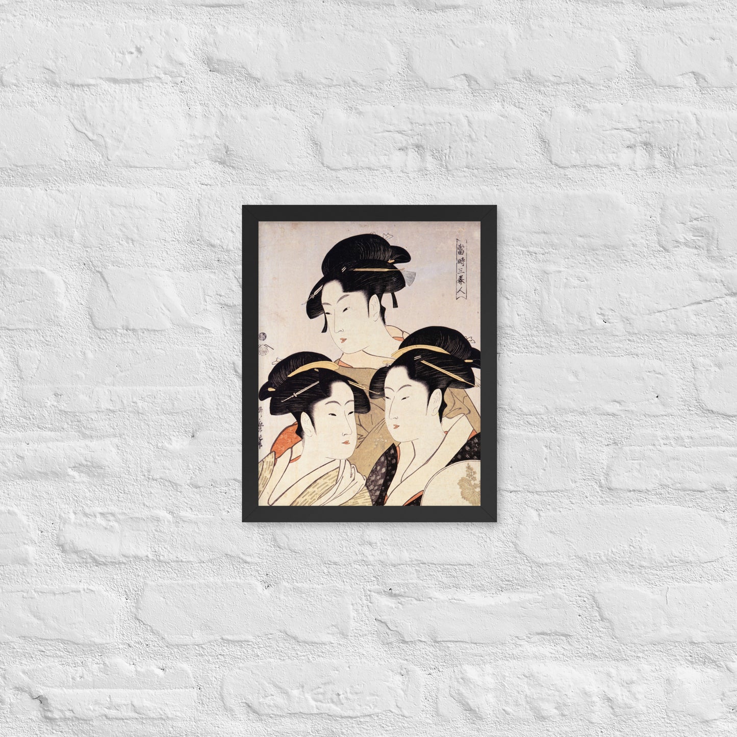 Three Beauties of the Present Day by Kitagawa Utamaro