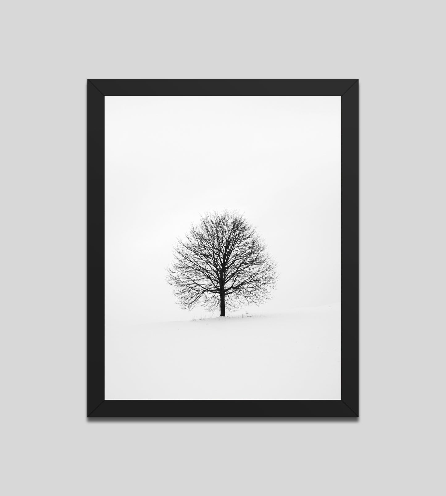 Lonesome Tree - Minimal Wall Art