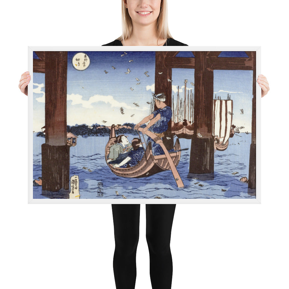 Tsukuda Island by Utagawa Kuniyoshi