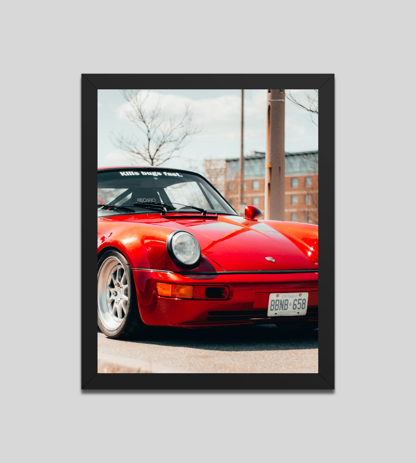 Porsche 911 Classic Red - Car Wall Art