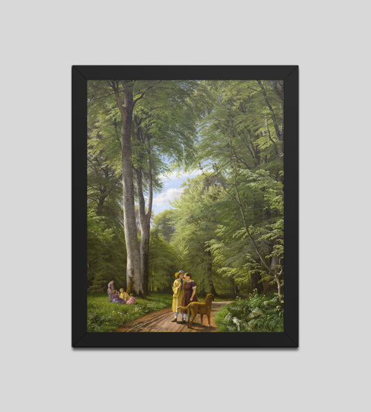 A Beech Wood in May near Iselingen Manor, Zealand by P. C. Skovgaard