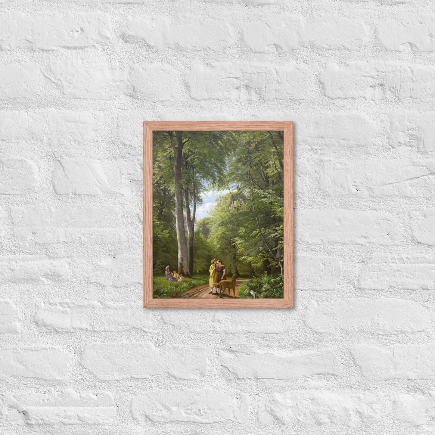 A Beech Wood in May near Iselingen Manor, Zealand by P. C. Skovgaard