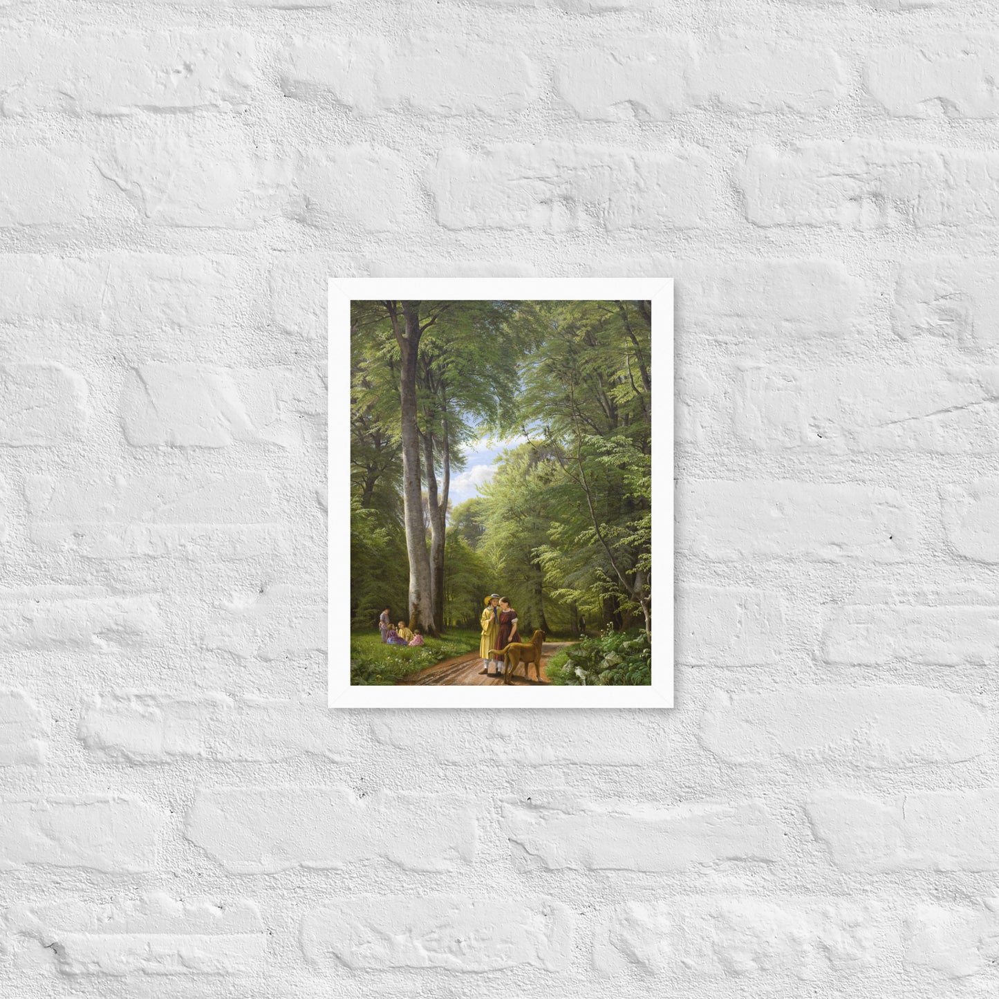 A Beech Wood in May near Iselingen Manor, Zealand by P. C. Skovgaard