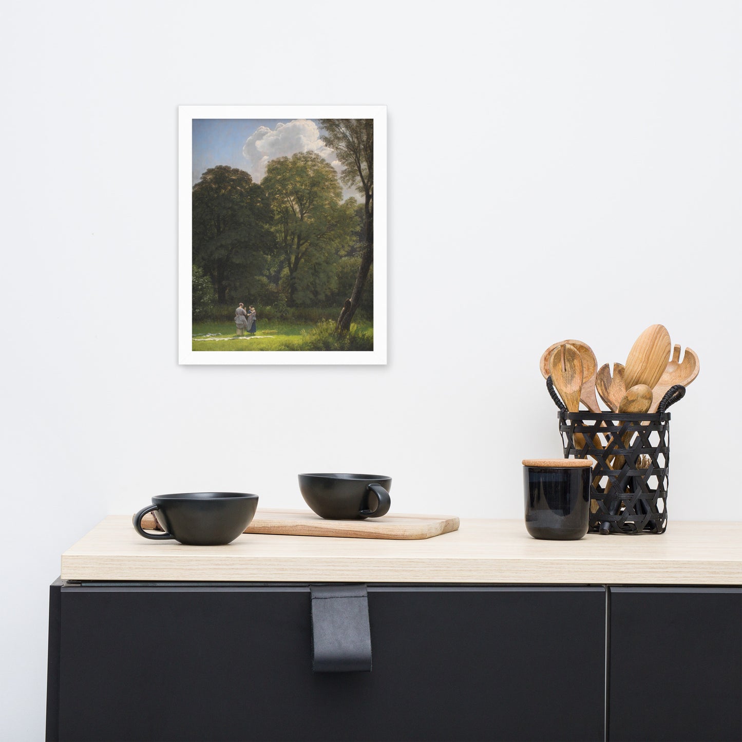 Bleaching area under large trees by P. C. Skovgaard