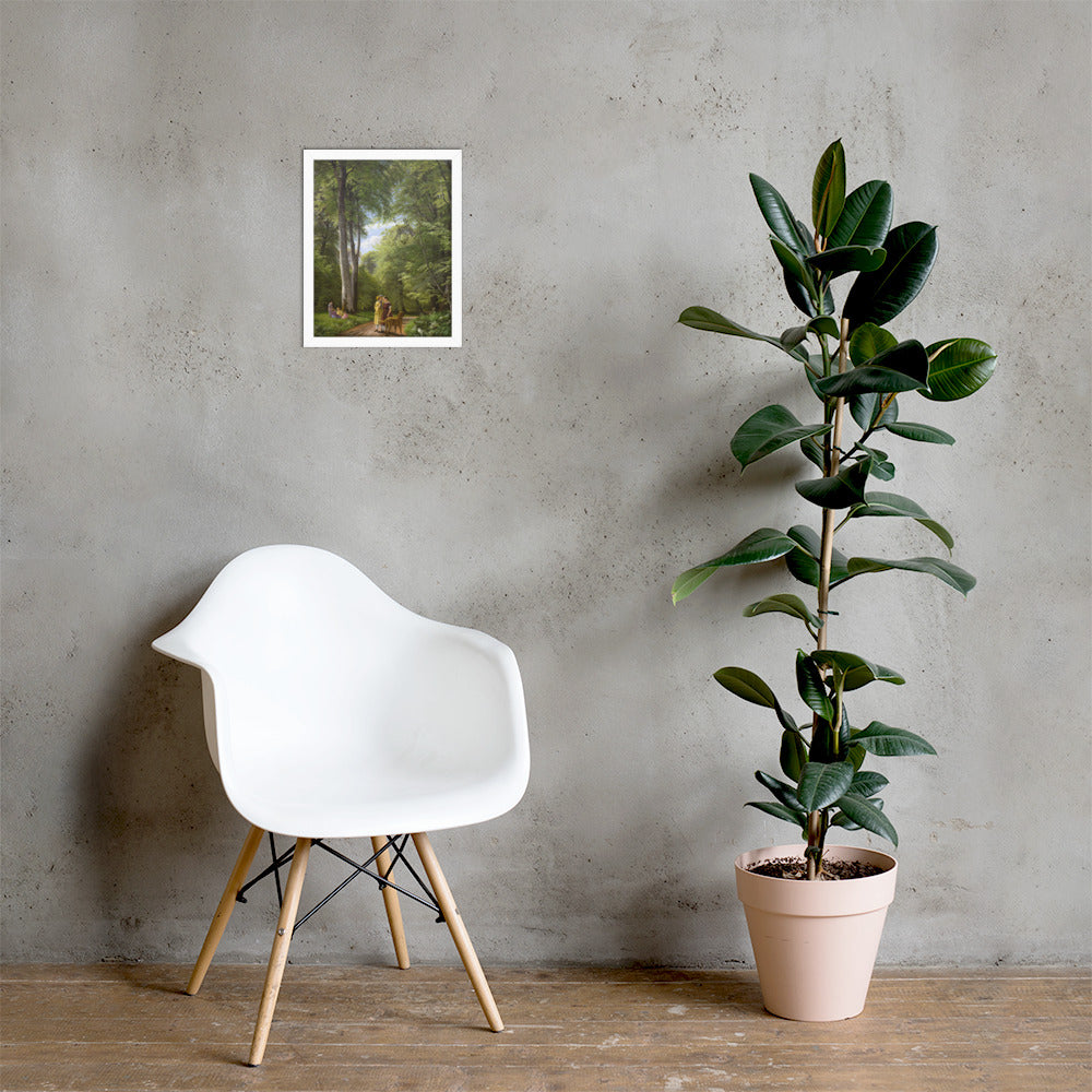A Beech Wood in May near Iselingen Manor, Zealand by P. C. Skovgaard
