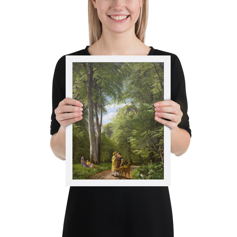 A Beech Wood in May near Iselingen Manor, Zealand by P. C. Skovgaard