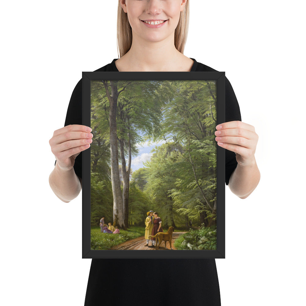 A Beech Wood in May near Iselingen Manor, Zealand by P. C. Skovgaard