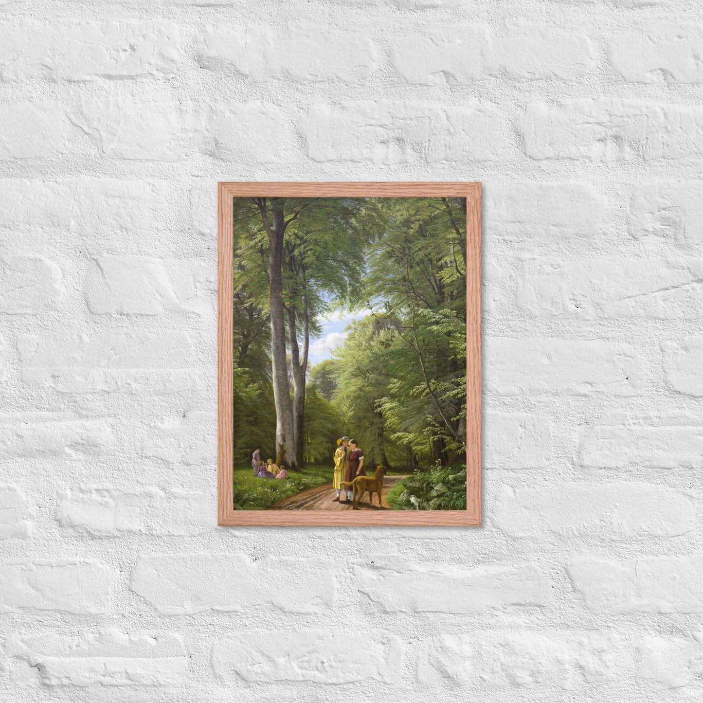 A Beech Wood in May near Iselingen Manor, Zealand by P. C. Skovgaard