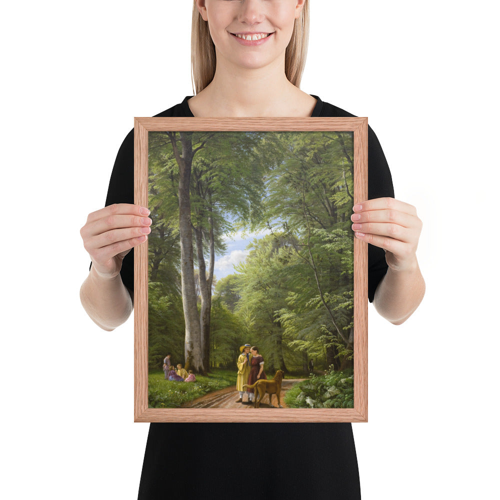 A Beech Wood in May near Iselingen Manor, Zealand by P. C. Skovgaard