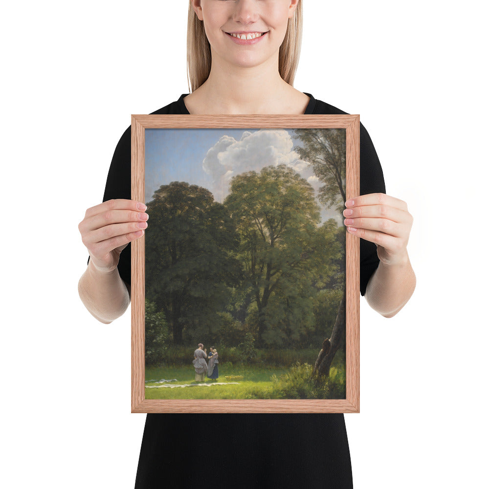 Bleaching area under large trees by P. C. Skovgaard