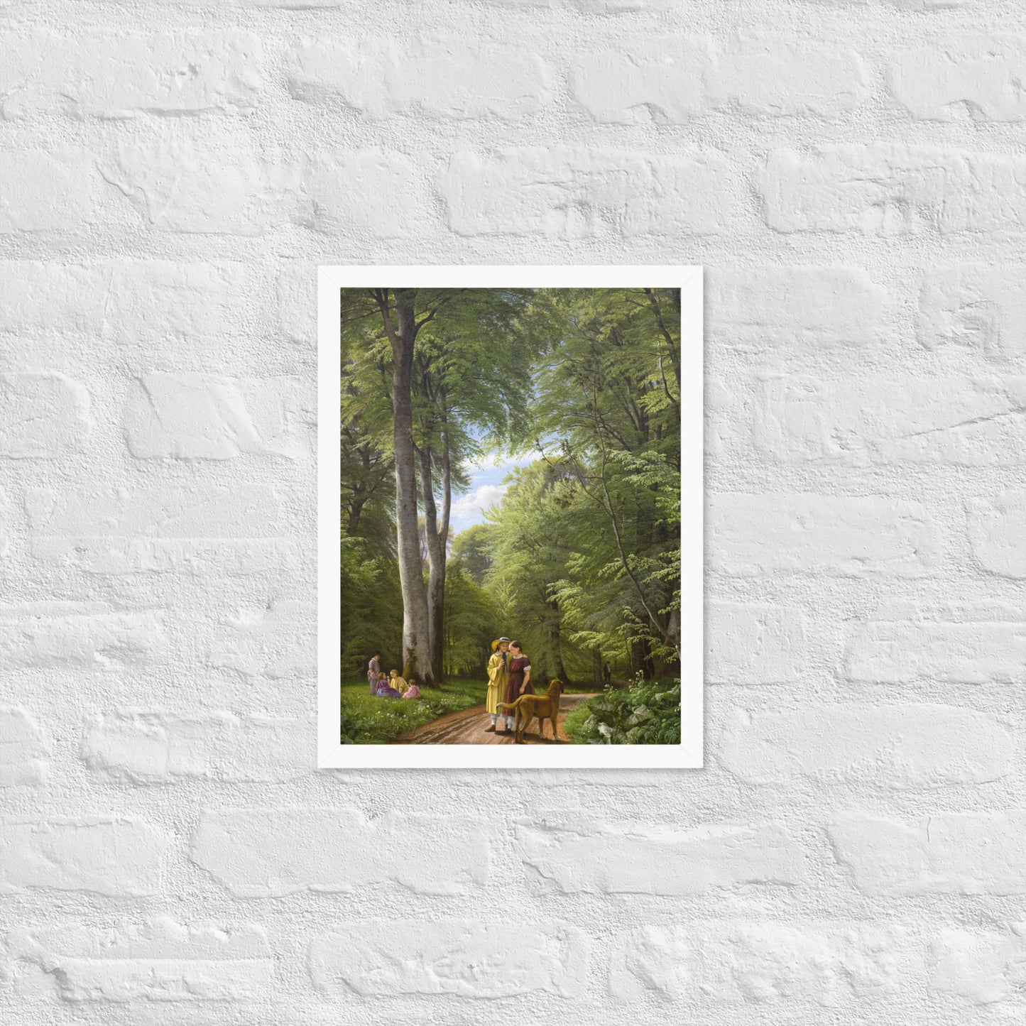 A Beech Wood in May near Iselingen Manor, Zealand by P. C. Skovgaard