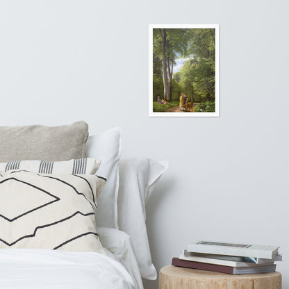 A Beech Wood in May near Iselingen Manor, Zealand by P. C. Skovgaard