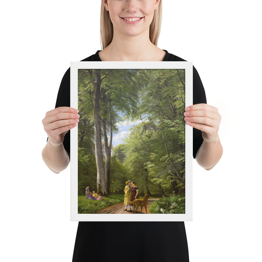 A Beech Wood in May near Iselingen Manor, Zealand by P. C. Skovgaard