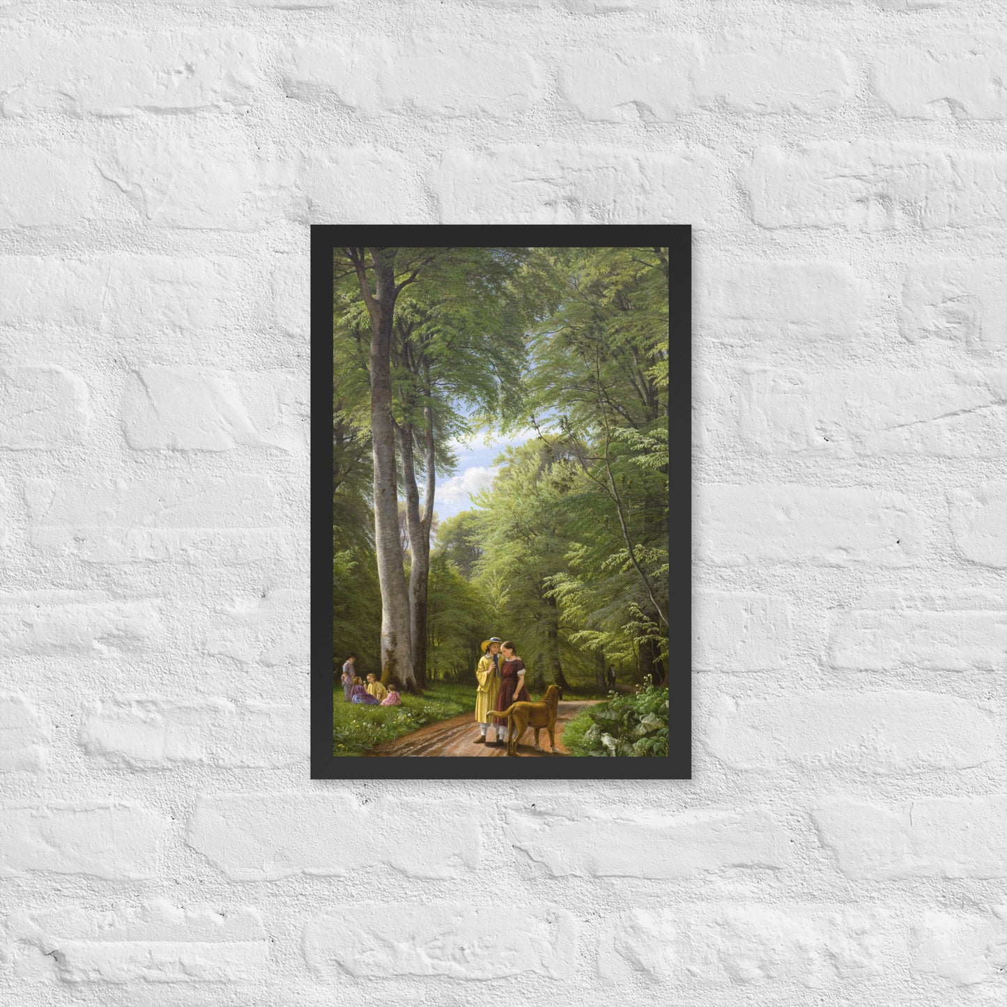 A Beech Wood in May near Iselingen Manor, Zealand by P. C. Skovgaard