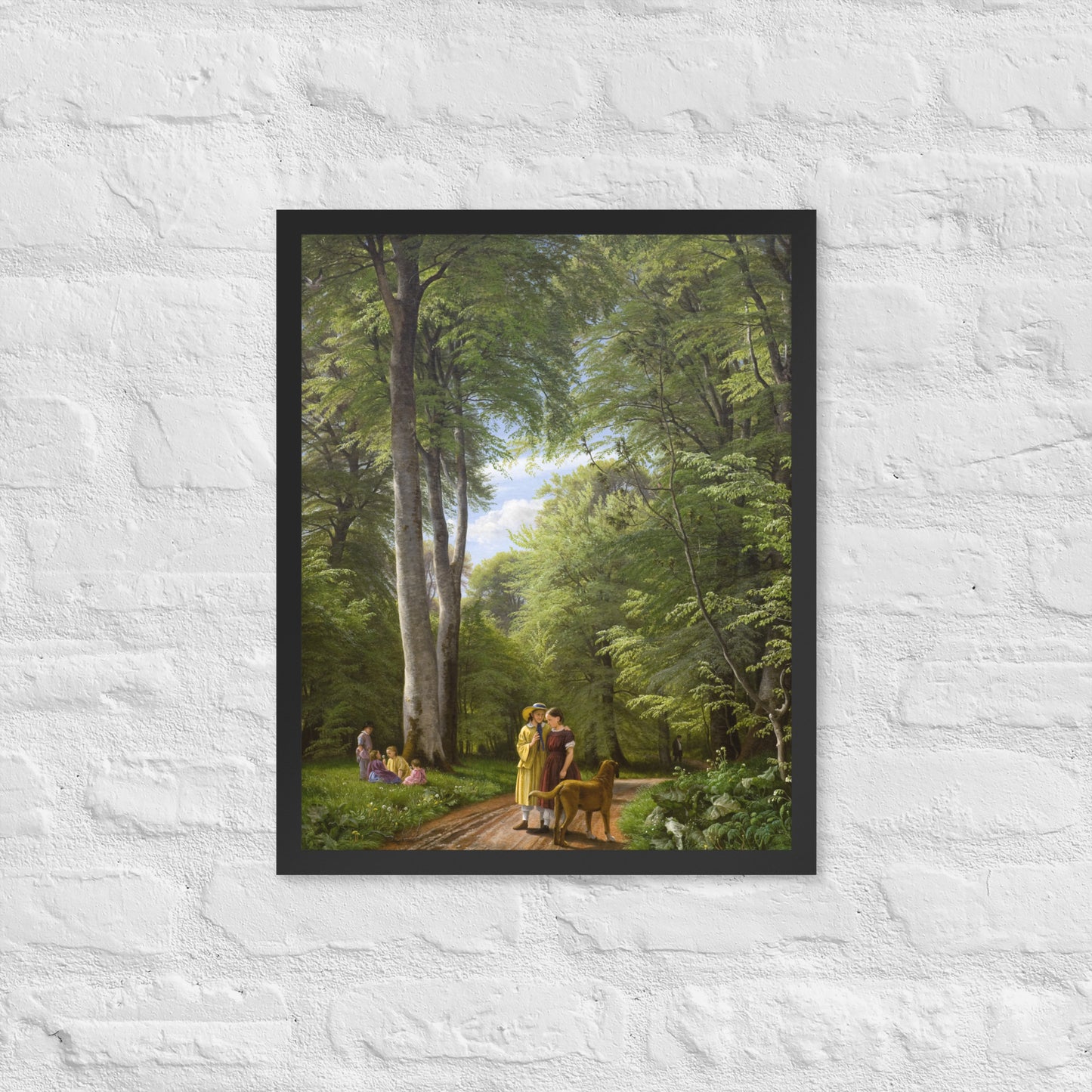 A Beech Wood in May near Iselingen Manor, Zealand by P. C. Skovgaard