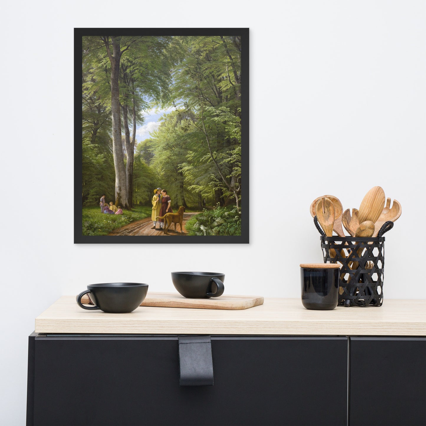 A Beech Wood in May near Iselingen Manor, Zealand by P. C. Skovgaard