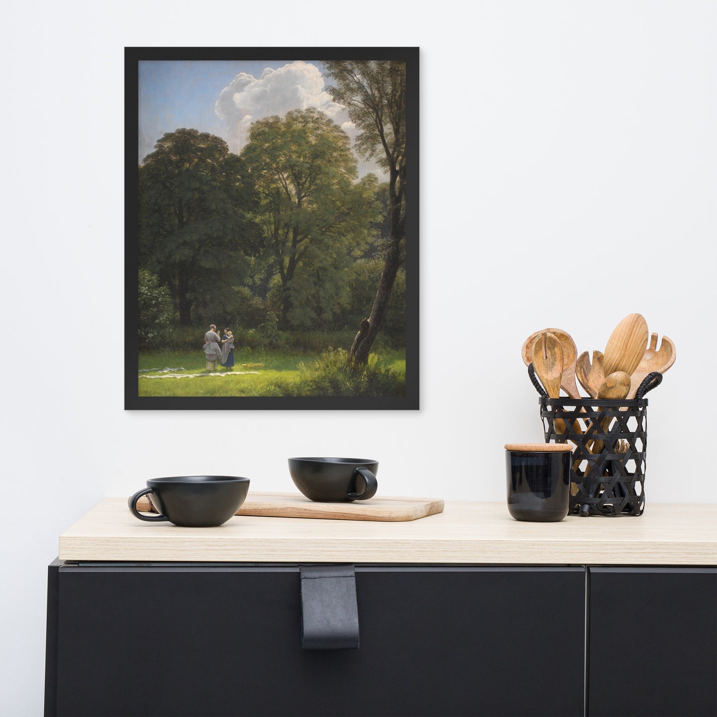 Bleaching area under large trees by P. C. Skovgaard