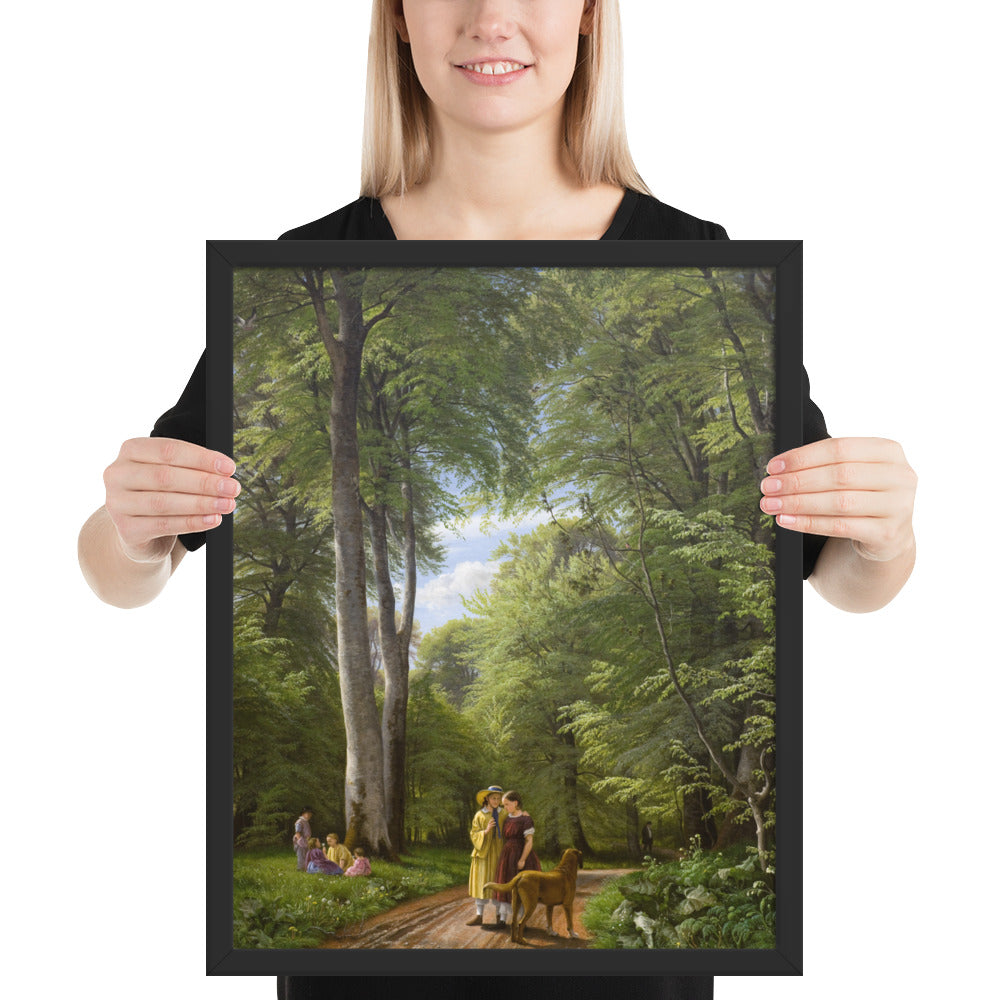 A Beech Wood in May near Iselingen Manor, Zealand by P. C. Skovgaard