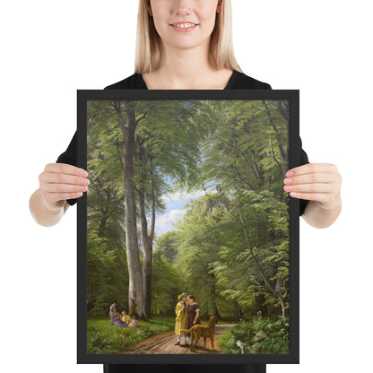 A Beech Wood in May near Iselingen Manor, Zealand by P. C. Skovgaard