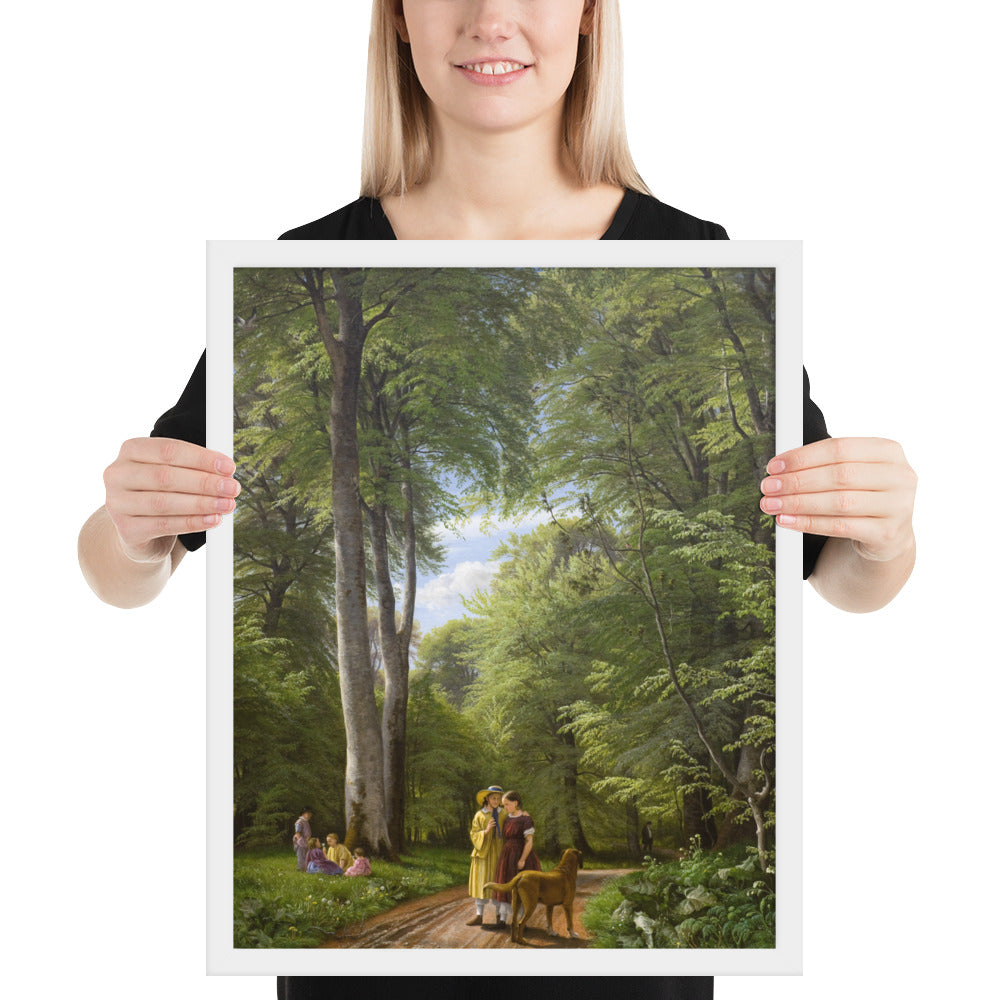 A Beech Wood in May near Iselingen Manor, Zealand by P. C. Skovgaard