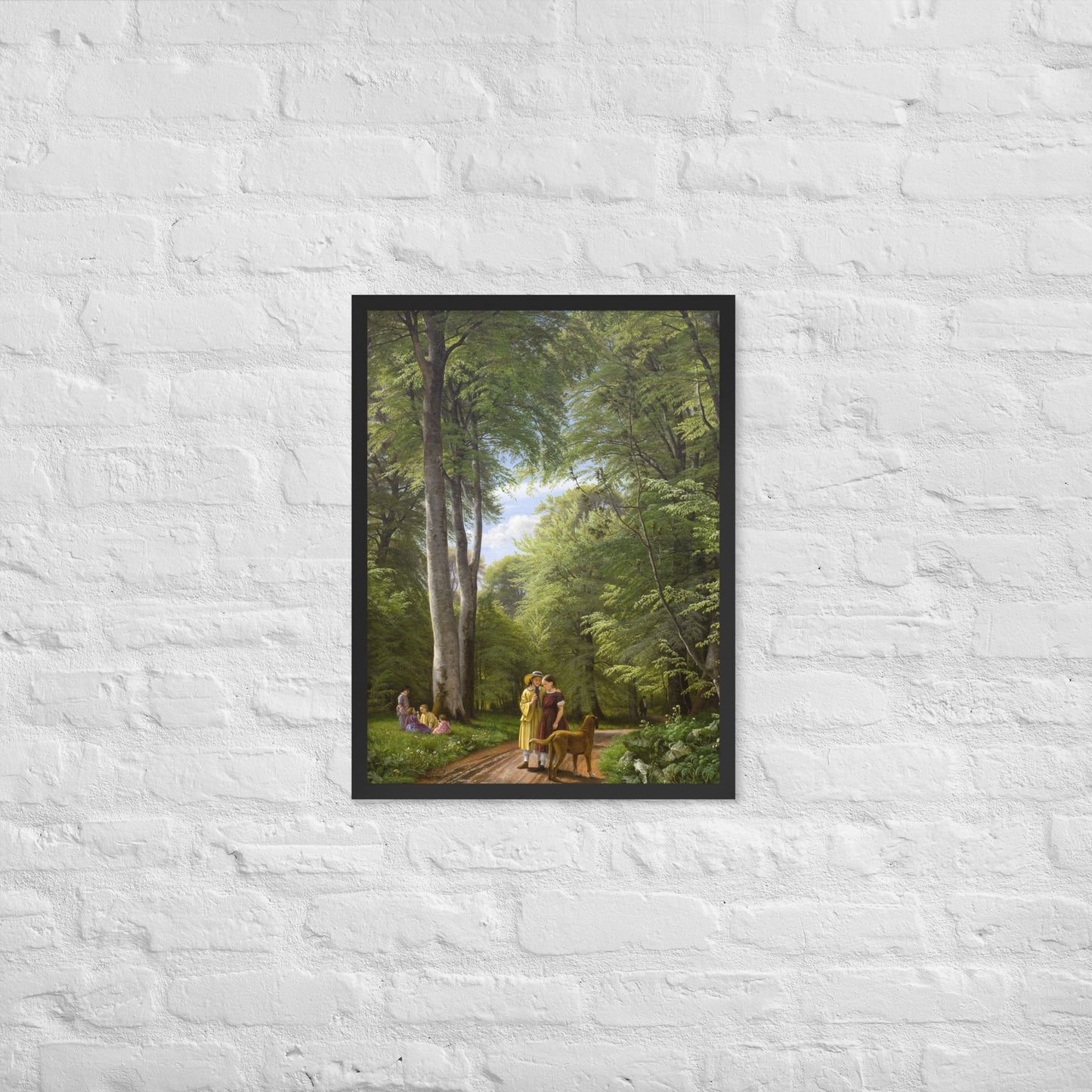 A Beech Wood in May near Iselingen Manor, Zealand by P. C. Skovgaard