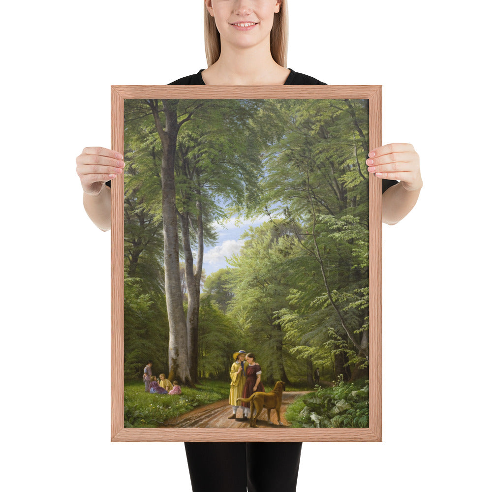 A Beech Wood in May near Iselingen Manor, Zealand by P. C. Skovgaard