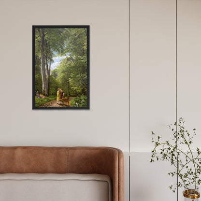 A Beech Wood in May near Iselingen Manor, Zealand by P. C. Skovgaard