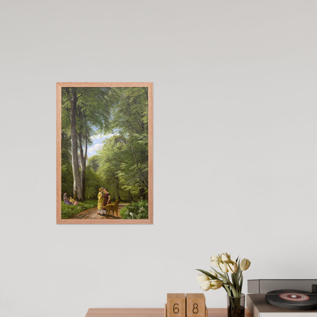 A Beech Wood in May near Iselingen Manor, Zealand by P. C. Skovgaard