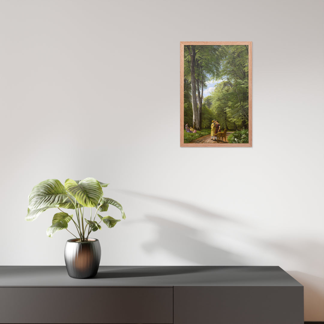 A Beech Wood in May near Iselingen Manor, Zealand by P. C. Skovgaard