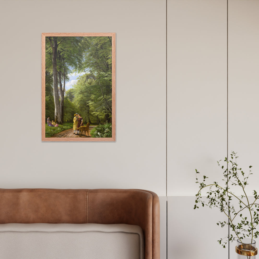 A Beech Wood in May near Iselingen Manor, Zealand by P. C. Skovgaard
