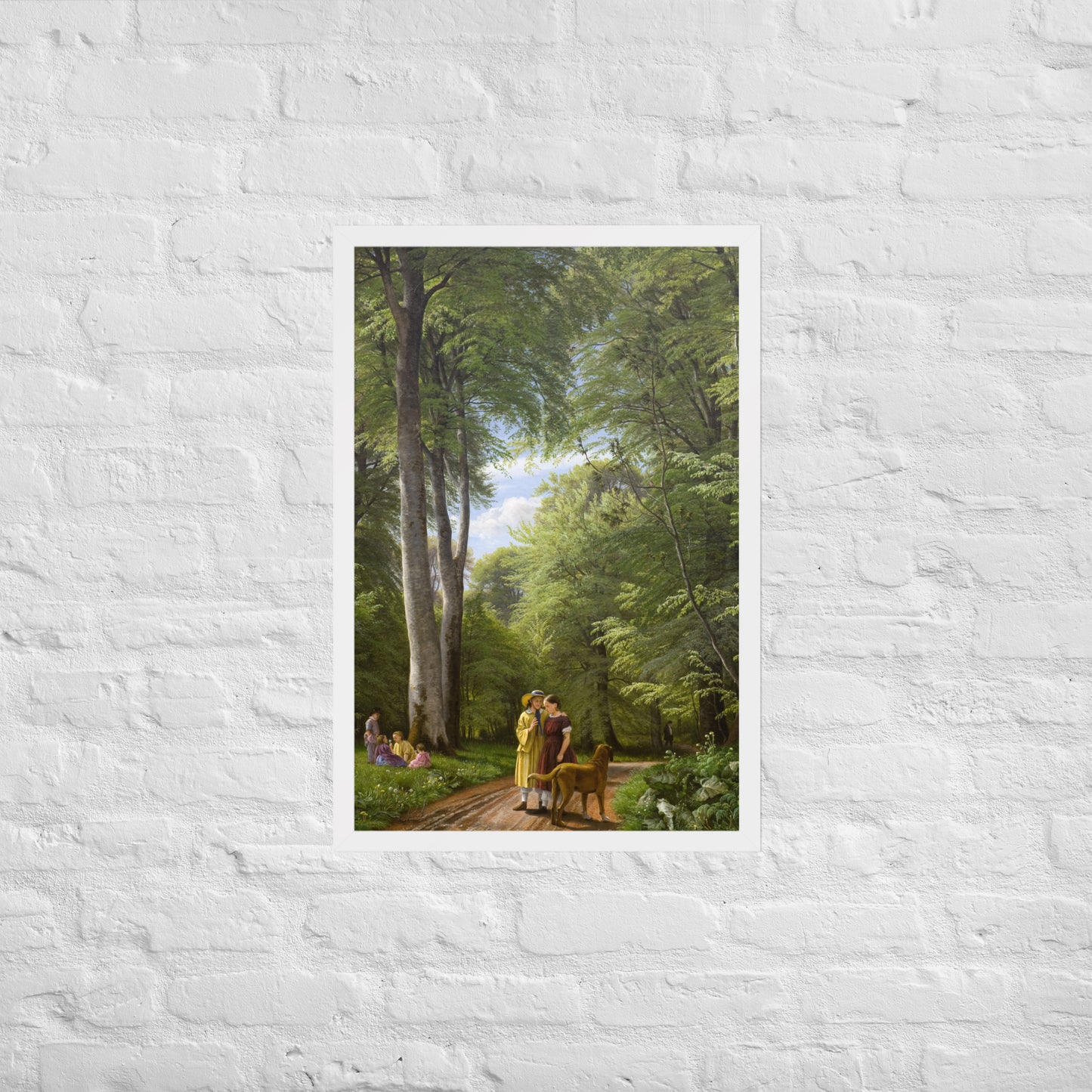 A Beech Wood in May near Iselingen Manor, Zealand by P. C. Skovgaard