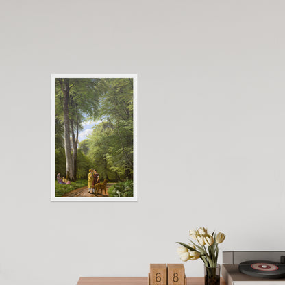 A Beech Wood in May near Iselingen Manor, Zealand by P. C. Skovgaard