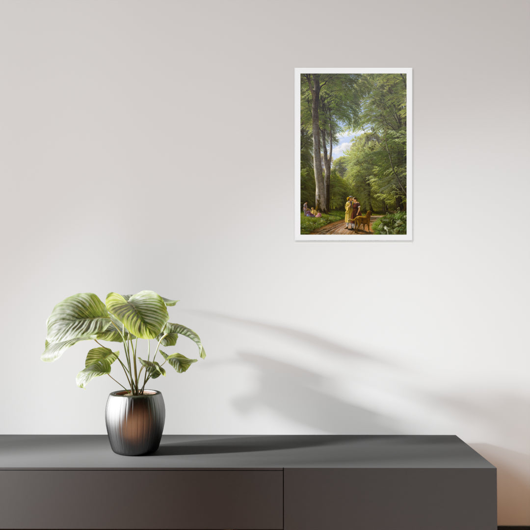 A Beech Wood in May near Iselingen Manor, Zealand by P. C. Skovgaard