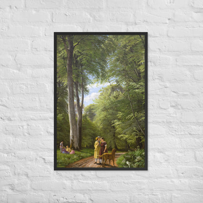 A Beech Wood in May near Iselingen Manor, Zealand by P. C. Skovgaard