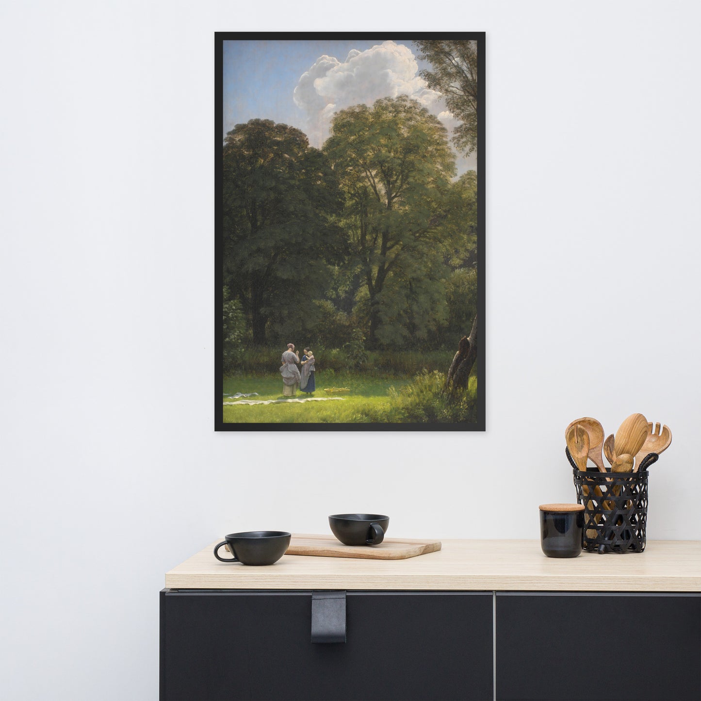 Bleaching area under large trees by P. C. Skovgaard
