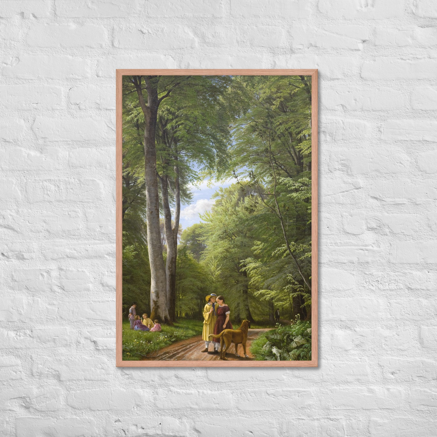 A Beech Wood in May near Iselingen Manor, Zealand by P. C. Skovgaard