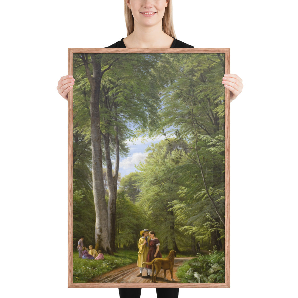 A Beech Wood in May near Iselingen Manor, Zealand by P. C. Skovgaard