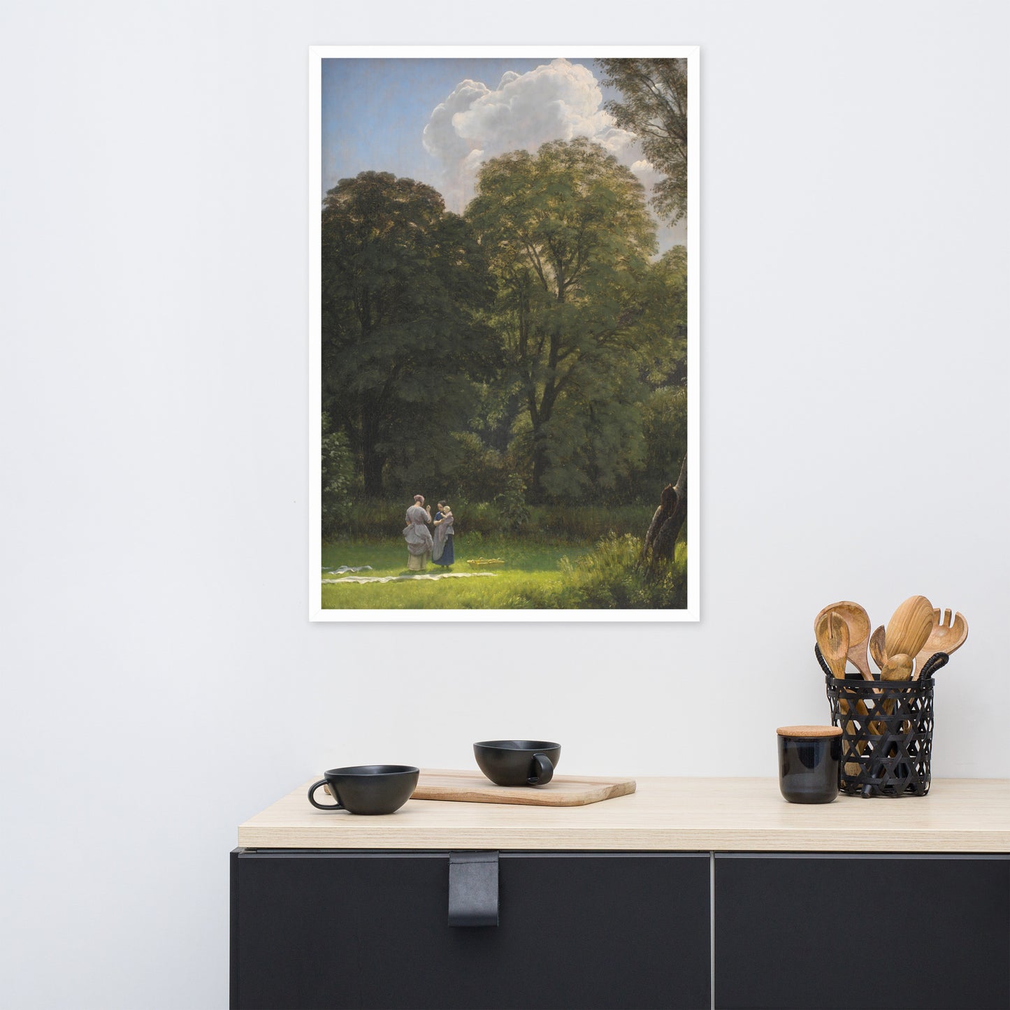 Bleaching area under large trees by P. C. Skovgaard