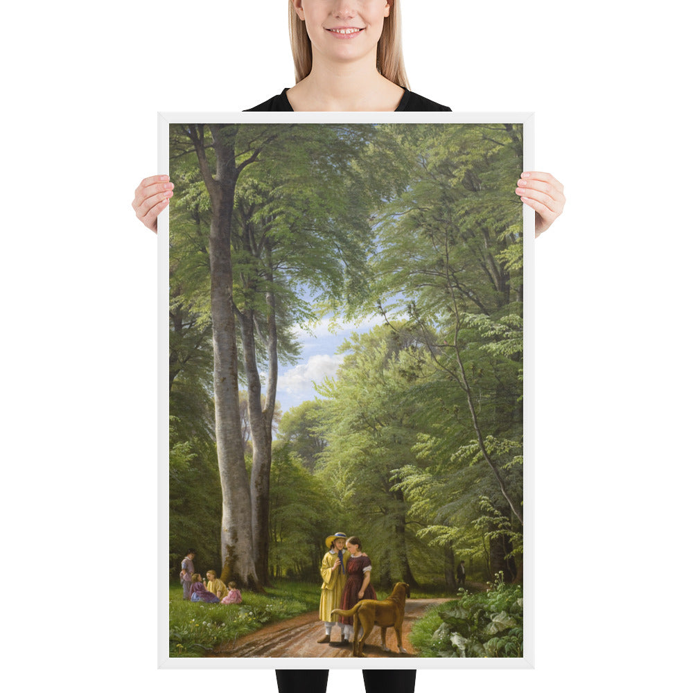 A Beech Wood in May near Iselingen Manor, Zealand by P. C. Skovgaard