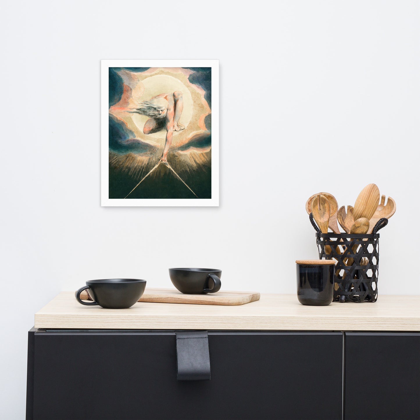 Ancient of Days Setting a Compass to the Earth by William Blake