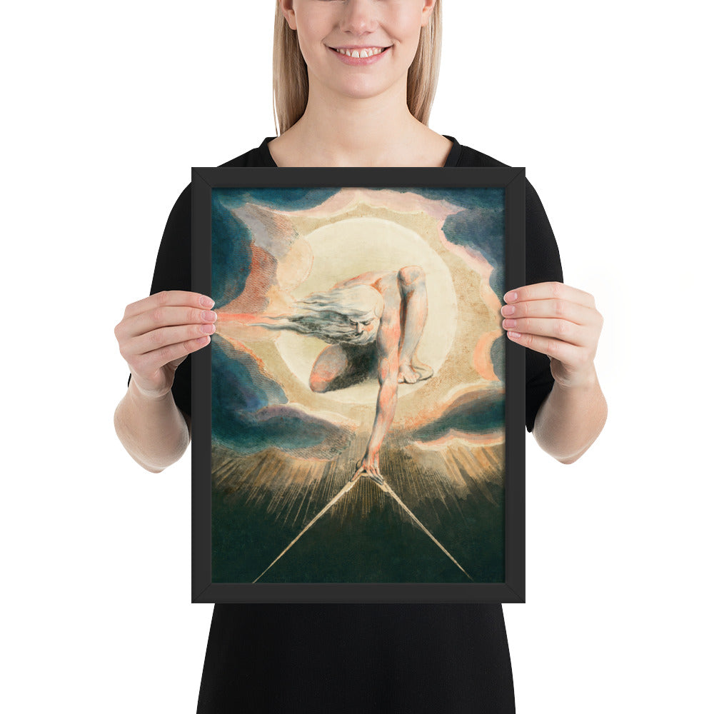 Ancient of Days Setting a Compass to the Earth by William Blake